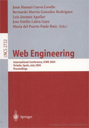 Lecture Notes in Computer Science 2722: Web Engineering.